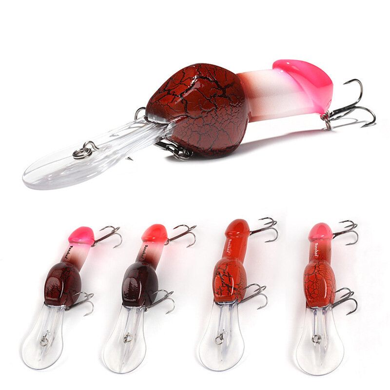 1 Kom 85 mm 27 G Big Minnow Tvrda Mamac Za Pecanje Ronjenje 2-3 M Swimbait Funny Rattle Bait Crankbait Spinner Bass S Trostrukim Udicama Poklon Za Muškarce