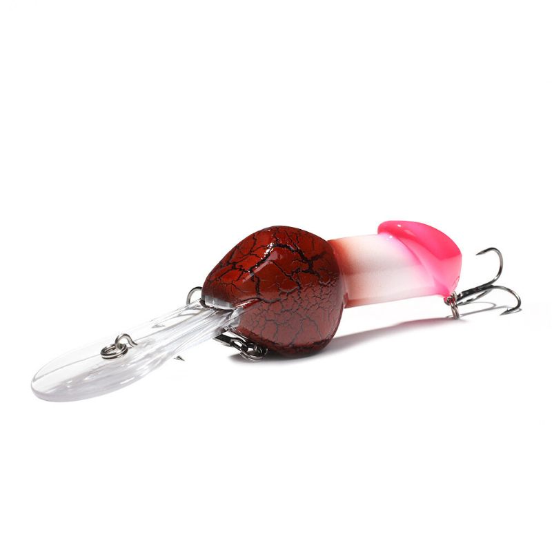 1 Kom 85 mm 27 G Big Minnow Tvrda Mamac Za Pecanje Ronjenje 2-3 M Swimbait Funny Rattle Bait Crankbait Spinner Bass S Trostrukim Udicama Poklon Za Muškarce