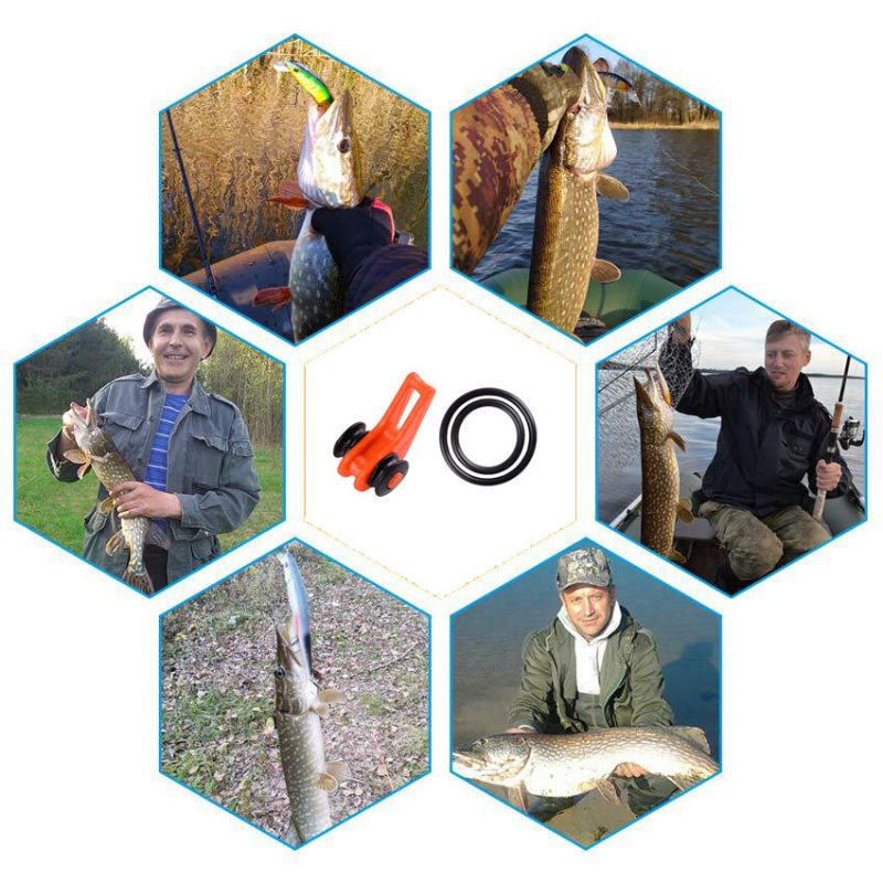 10pcs Abs Fishing Hook Držač Keeper Lures Udica Safe Keeping Pike Carp Pribor Za Ribolov Štap