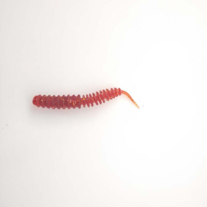 10pcs/set 6cm 1.4g Silikonski Mekani Mamci Za Crve Za Pecanje Umjetni Mamac Za Ribolov Pesca Spiral Bass