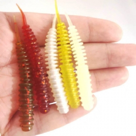 10pcs/set 6cm 1.4g Silikonski Mekani Mamci Za Crve Za Pecanje Umjetni Mamac Za Ribolov Pesca Spiral Bass