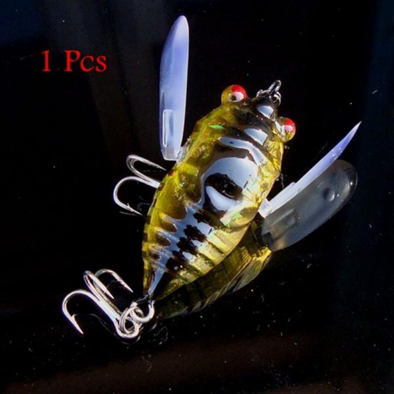 1kom Cicada Minnow Mamac Za Pecanje Hard Tackle Bait Udica Za Bass Crankbaits