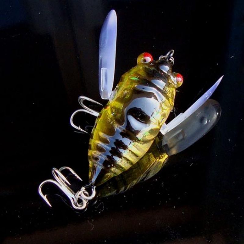 1kom Cicada Minnow Mamac Za Pecanje Hard Tackle Bait Udica Za Bass Crankbaits