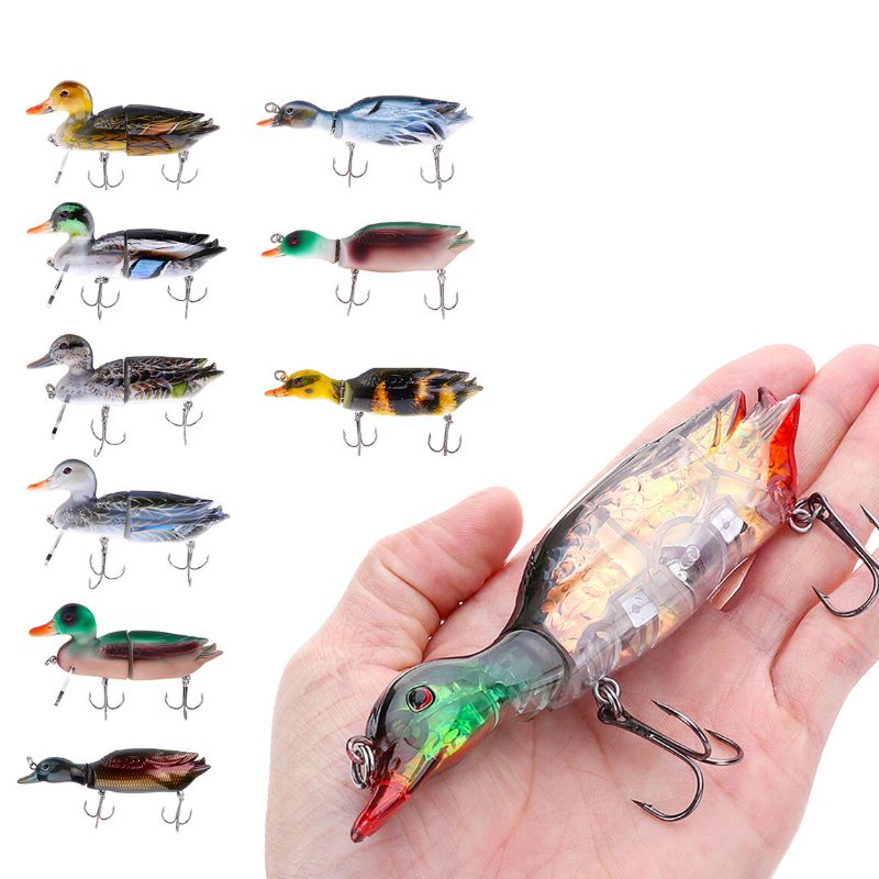 1pc 5'' 13cm 59g 3d Duck Umjetni Mamac Za Ribolov S Udicama Hard Baits Minnow Topwater Wobbler Pribor Za