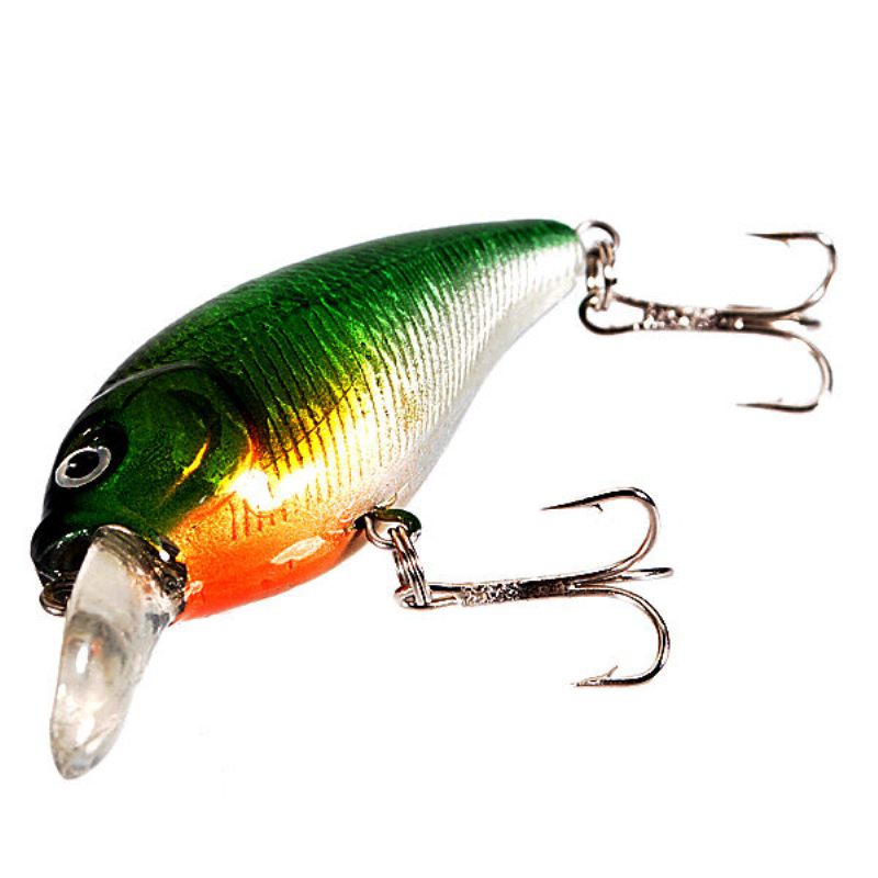 5pics Fishing Lures Tackle Vcm 3d Eyes Hook Swimbait Baits