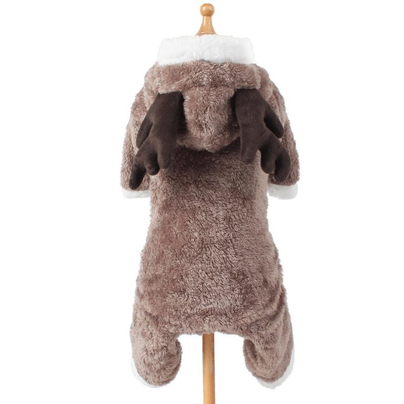 Kućni Ljubimac Pas Mačka Elk Kostimi Zimska Odjeća Odijelo Za Štene Božićna Haljina Za Zabavu Cosplay