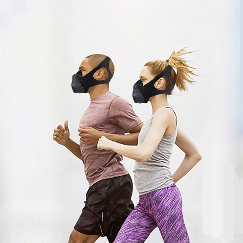 Maska Za Fitness Za Trčanje Za Vježbanje Kisik Velika Visina 6 Razina Protoka Zraka