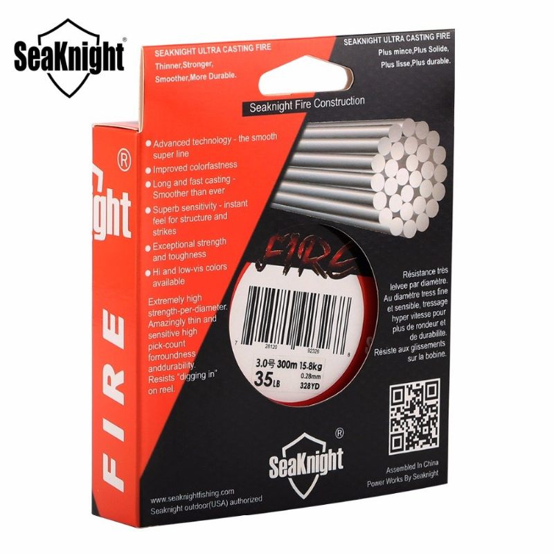 Seaknight Fire Fishing Line 300m Filament Smooth Super Pe Plutajuća Struna