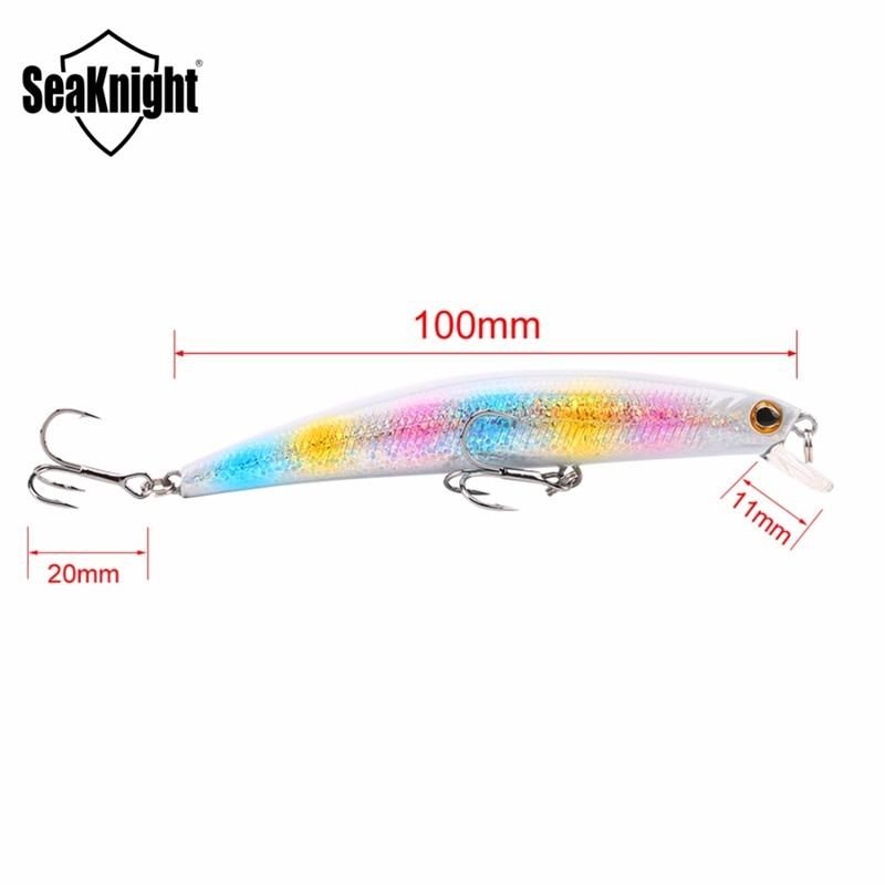 Seaknight Sk025 Minnow 1pc 11g 100mm 0-0.5m Dubina Ribolov Mamac Za Slatkovodni Tvrdi