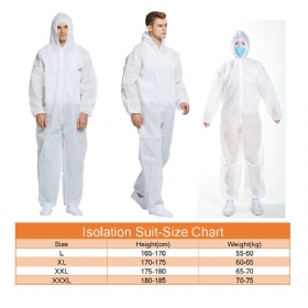 Sijamsko Zaštitno Odijelo Od Netkanog Materijala Za Jednokratnu Upotrebu Izolacijska Tkanina Otporna Na Prašinu Na Pljuvanje
