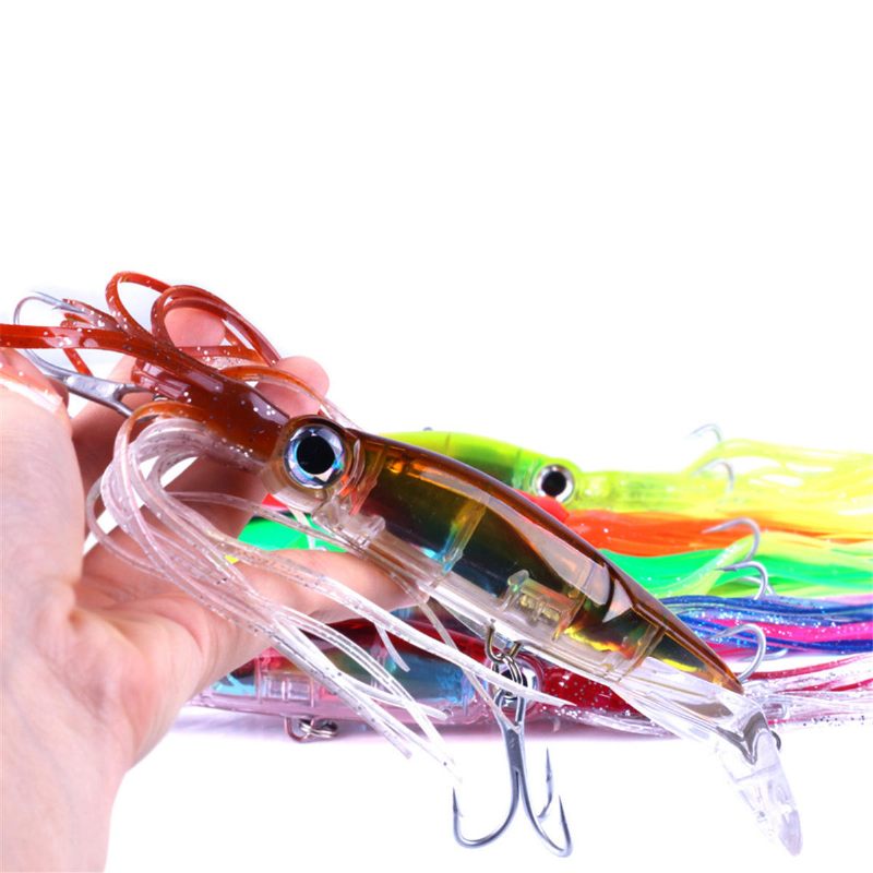 Skirted Squid Lure 1kom 14cm/40g Hard Body Mamac Za Pecanje Tune Na Trolu