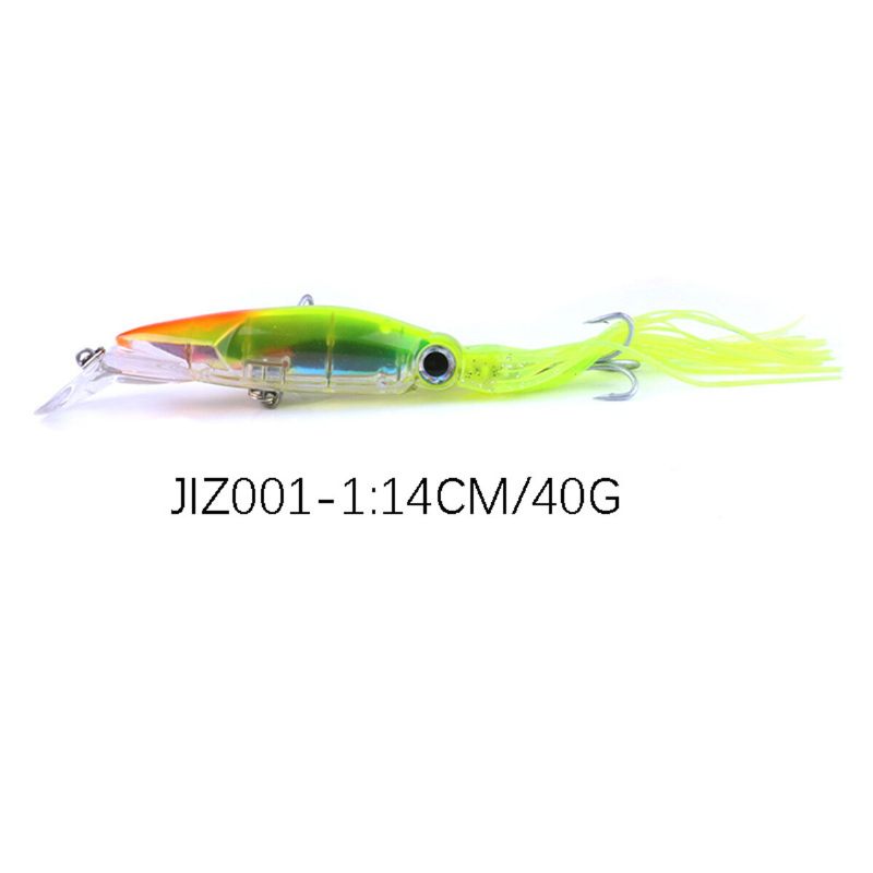 Skirted Squid Lure 1kom 14cm/40g Hard Body Mamac Za Pecanje Tune Na Trolu