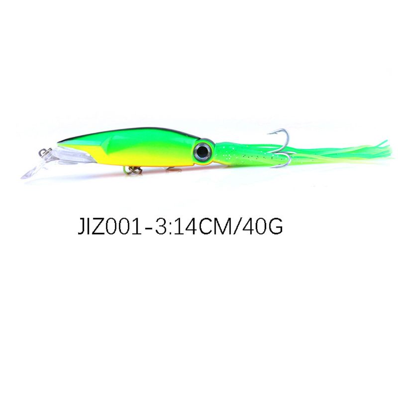 Skirted Squid Lure 1kom 14cm/40g Hard Body Mamac Za Pecanje Tune Na Trolu