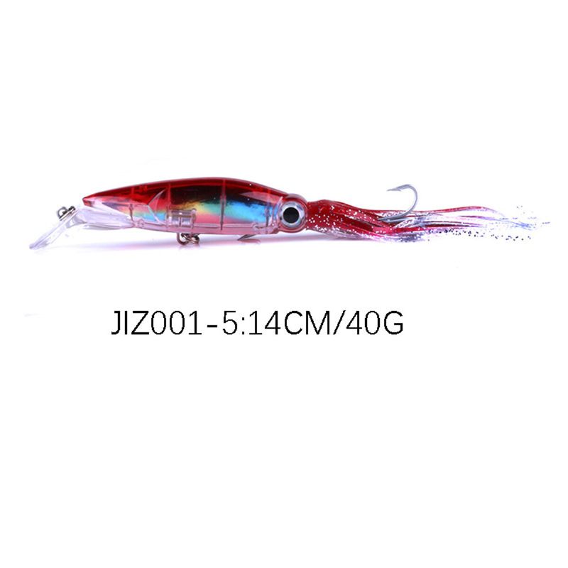 Skirted Squid Lure 1kom 14cm/40g Hard Body Mamac Za Pecanje Tune Na Trolu