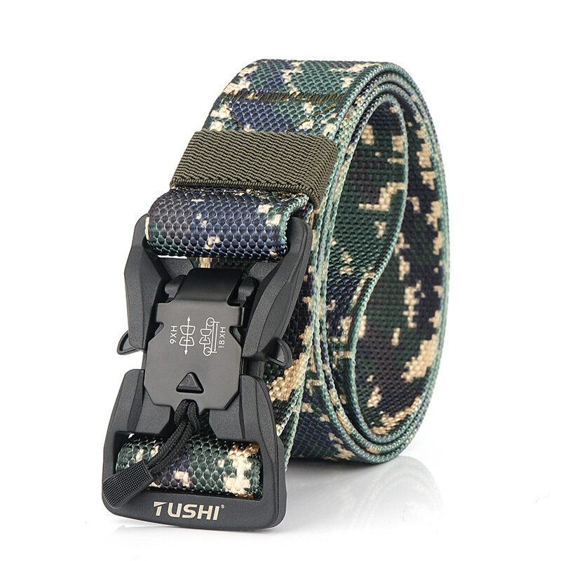Tushi cm9s 125 cm Magnetska Kopča Taktički Remen Za Teške Uvjete Rada Kamuflažni Brzo Otpuštajući Najlonski Oko Struka