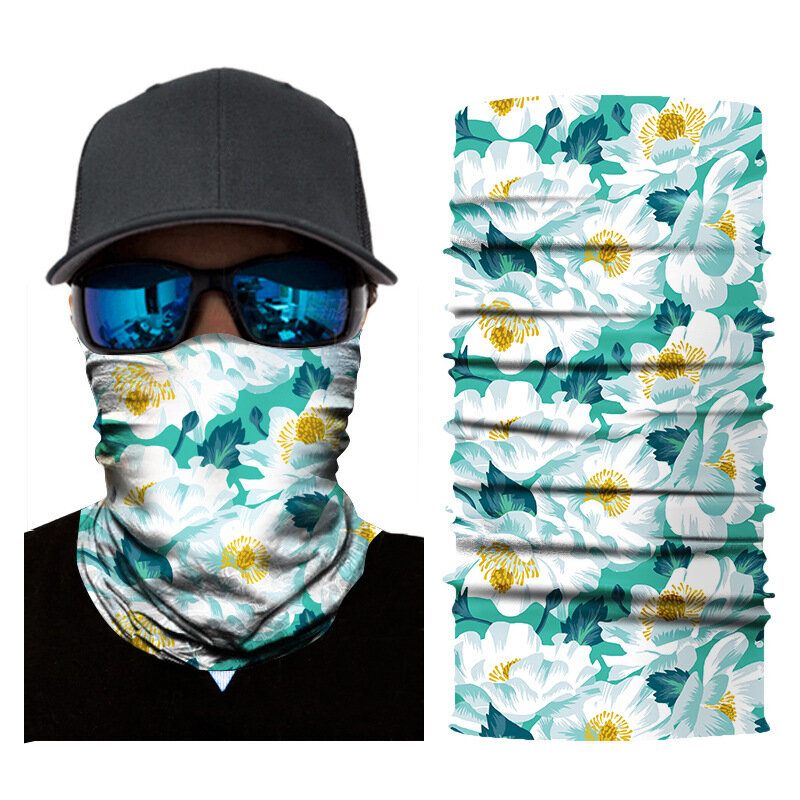 Unisex Višenamjenska Maska Za Pokrivanje Šala Marama Za Sunčanje Bandane Za Zaštitu Od Prašine Otporne Na Prašinu Naušnice Za Vrat S Uv Zaštitom Za Ribolov Motociklizam Trčanje