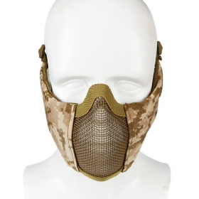 Vanjska Cs Igra Maska Za Lice Od Čelične Žice Prozračna Zaštitna Polumaska Taktička Oprema Za Lov Na Otvorenom