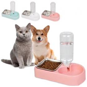 Zdjela Za Hranu Za Kućne Ljubimce Dvostruka Upotreba Automatska Hranilica Za Vodu Dozator Za Pse Mačke Fontana Za Piće