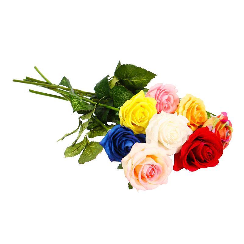 Ručno Rađeno Cvijeće Od Ruža Na Dodir Od Lateksa Svadba Vjenčanje Kućni Buket Dekoracije Za Zabave Darovi