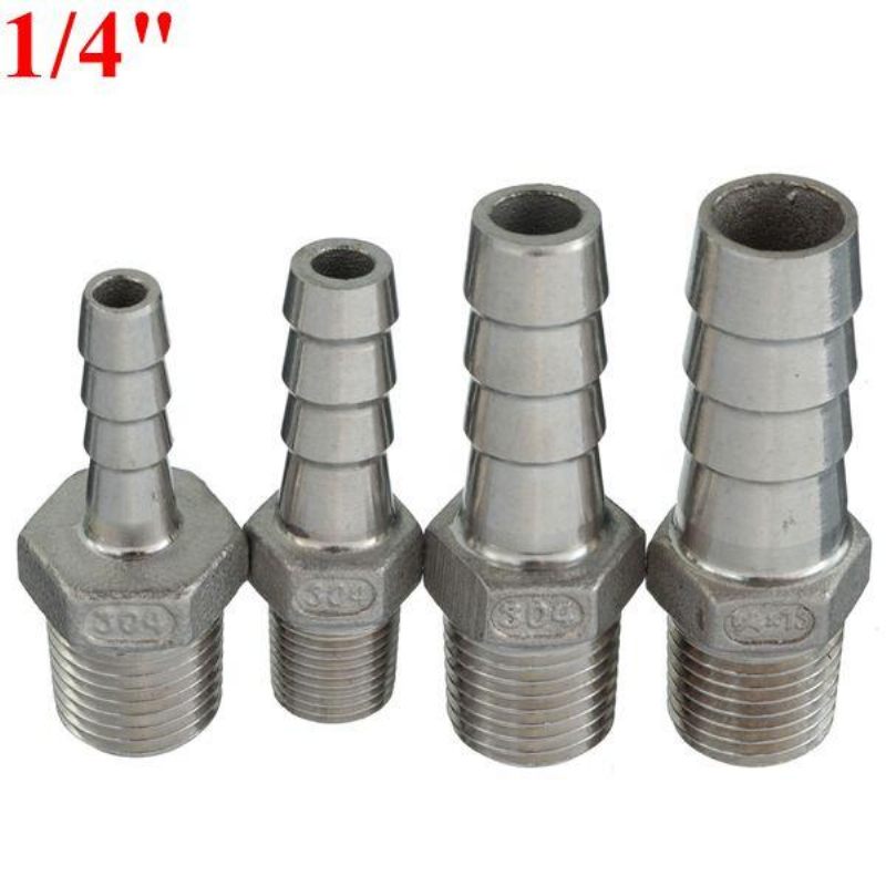 1/4 Inčni Muški Navoj Za Cijev Repni Konektor Za Crijevo Adapter Od 6 mm Do 12 mm