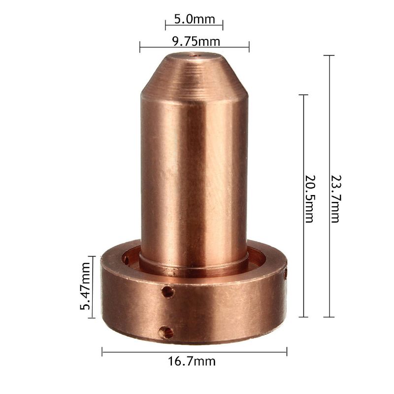 10 Kom Rezač Za Plazma Elektrode Potrošni Materijal Rezervni Dijelovi Alat Za Thermal Dynamics Sl60~sl100