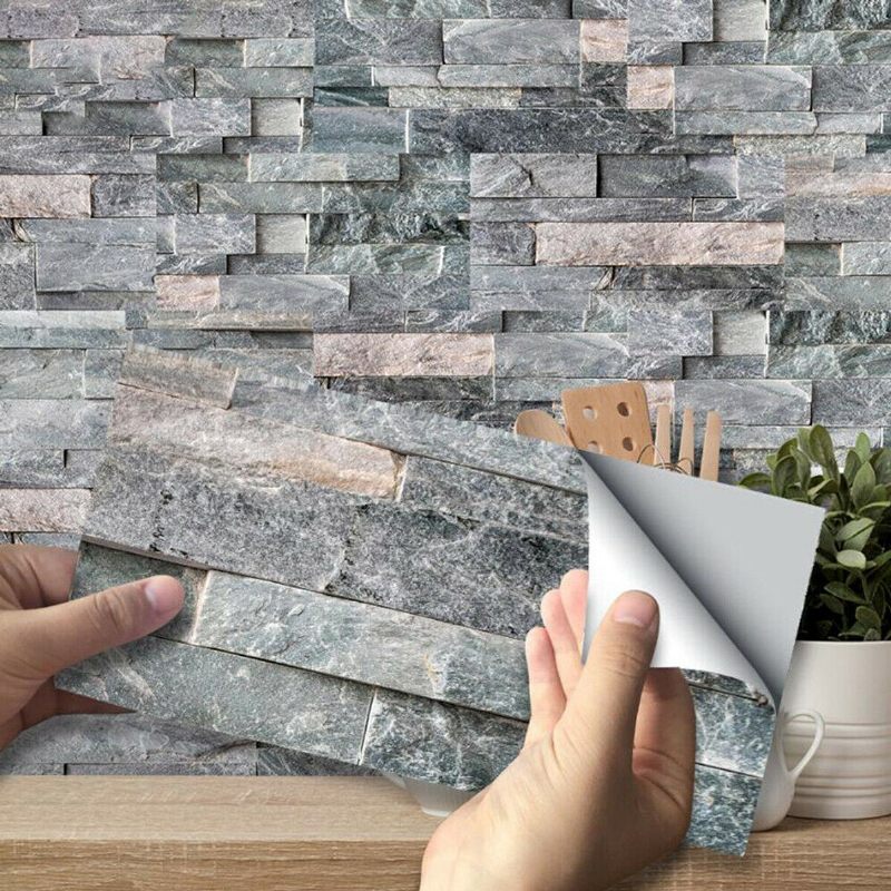 9 Komada Naljepnica Za Kuhinjske Pločice Mozaik Zidni Papir Kupaonski Samoljepljivi Ukrasi Za Dom Diy