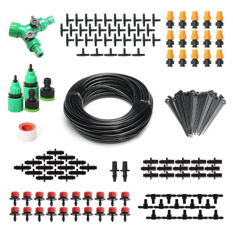 Pathonor 157pcs Micro Drip Irrigation System Plant Self-watering Garden 40m Komplet Crijeva