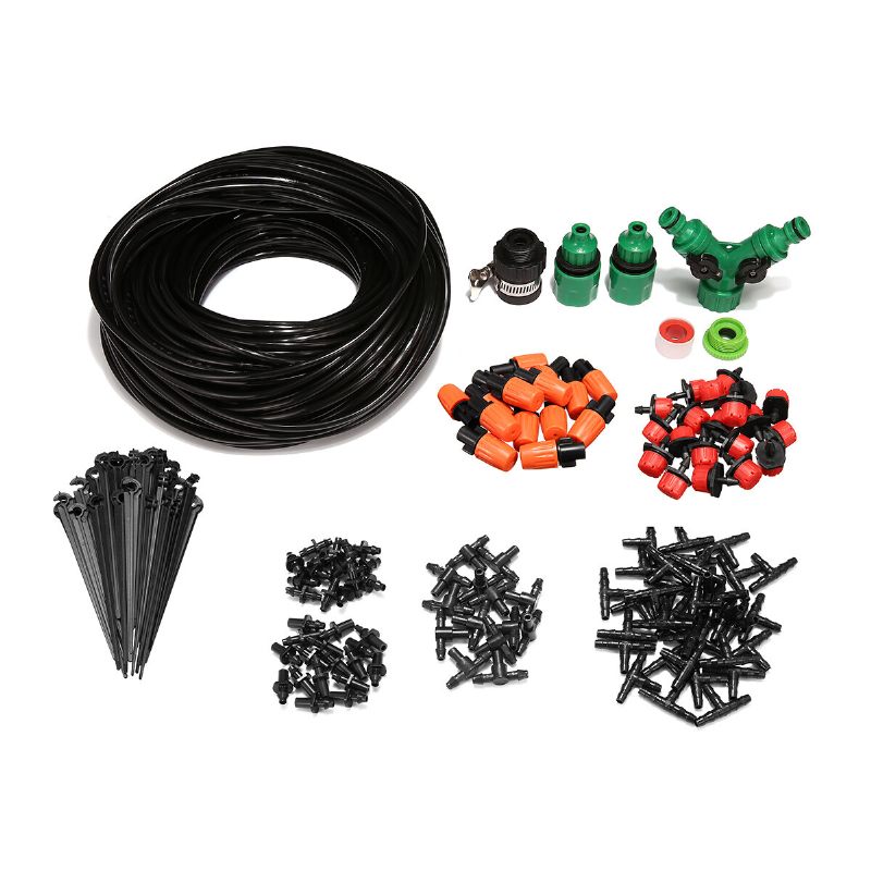 Pathonor 157pcs Micro Drip Irrigation System Plant Self-watering Garden 40m Komplet Crijeva