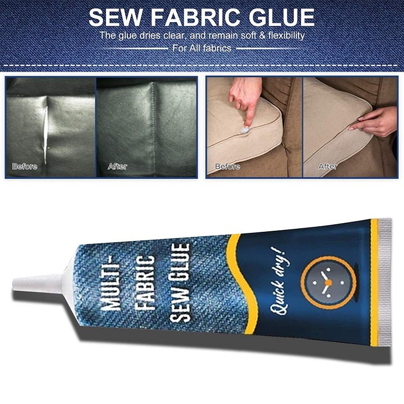 Tekući Instant Fabric Sew Glue Leather