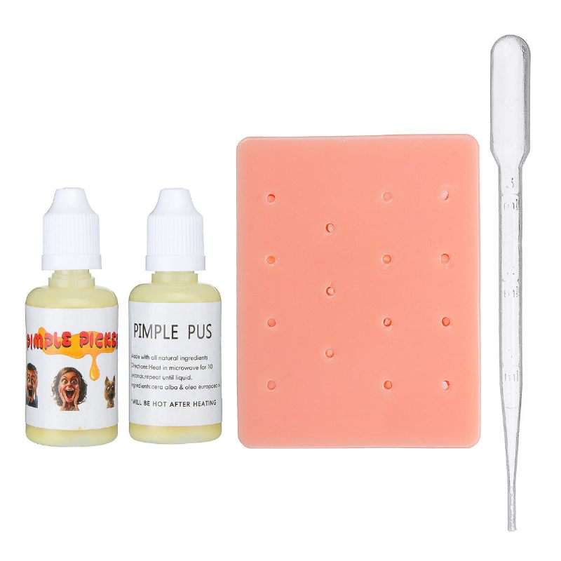 Unique Squeeze Acne Toys Pimple Kit Bočica Voštane Masti Alat Za Dekompresiju Stres Funny-toy Remover Zit