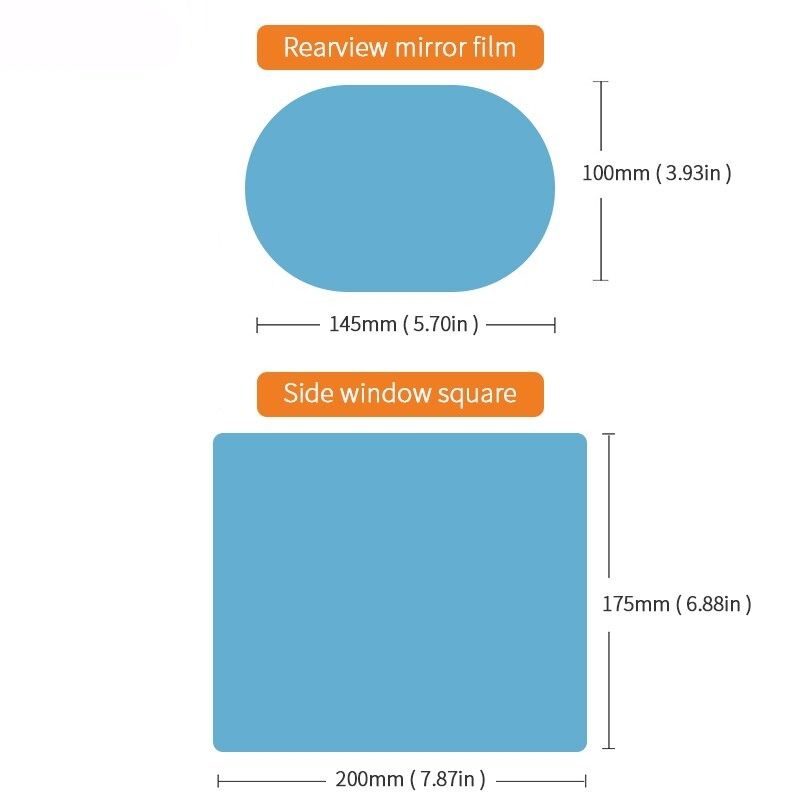 Vodootporna Naljepnica Protiv Zamagljivanja Retrovizora Automobila