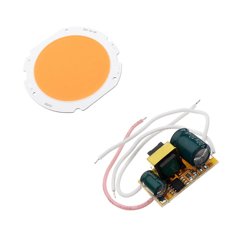 20w Led Cob Okrugla Svjetiljka Za Uzgoj Diy S Ac90-240v Pogonskim Napajanjem Za Cvijeće Sobne Biljke