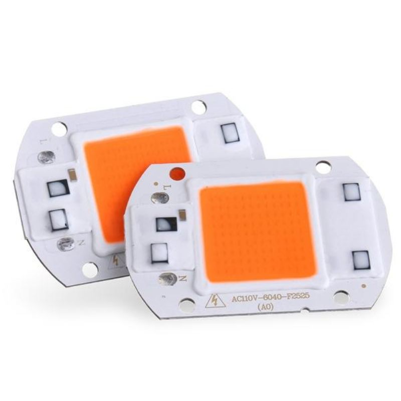 30 W Led Svjetiljka Za Uzgoj Cob Čipova Punog Spektra Ac220/110 V