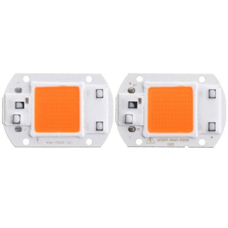 30 W Led Svjetiljka Za Uzgoj Cob Čipova Punog Spektra Ac220/110 V