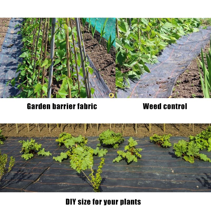 4 X 250ft Barijera Protiv Korova Vrtna Tkanina Za Krajolik Izdržljivi Blok Od Pokrivač Od Tkanine Za Poljoprivredu Staklenik Vrtlarstvo Podmetač