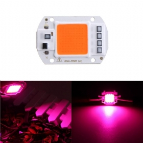 50 W Led Svjetiljka Za Uzgoj Cob Čipova Punog Spektra Ac220/110 V