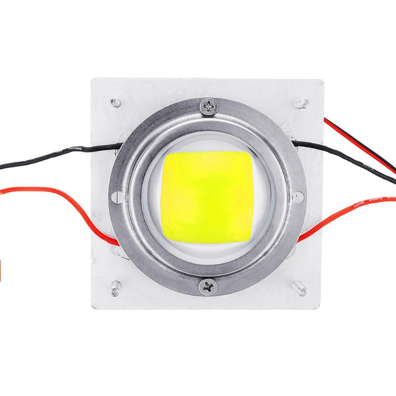 50w Bijela/ružičasta Boja Punog Spektra Cob Svjetla Za Uzgoj Komplet Čip Hladnjaka Led Modul Leće Ac170-300v