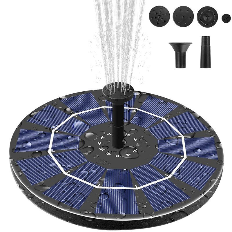 6v 2.5w Solarna Fontana Pumpa 800mah Rezervna Baterija Kupka Za Ptice Vrt Ribnjak Bazen