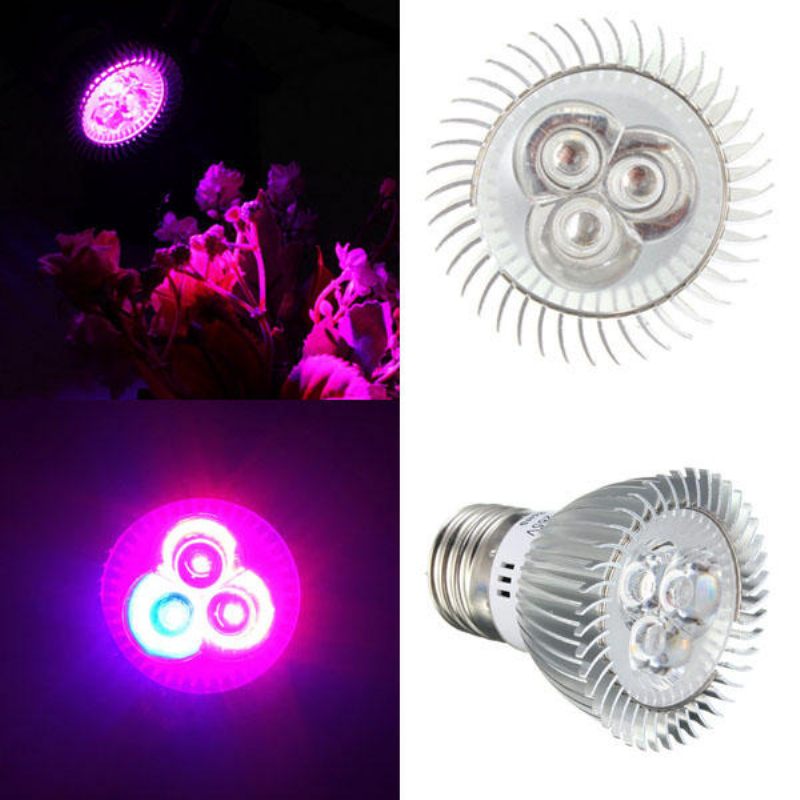 6w E27 Crvena + Plava Led Svjetiljka Za Uzgoj Biljaka Flower Hydroponic Globe Žarulja 85-265 V