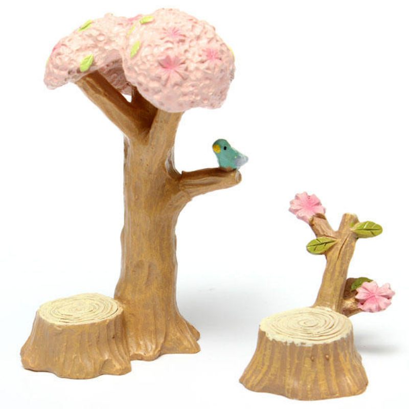 Mini Cherry Tree Micro Landscape Decorations Vrtni Diy Decor