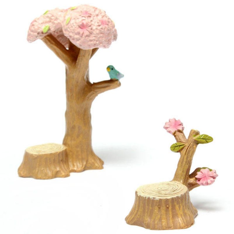 Mini Cherry Tree Micro Landscape Decorations Vrtni Diy Decor