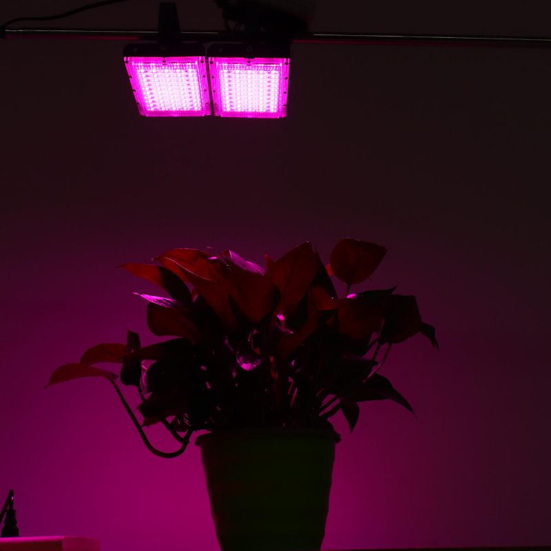 Puni Spektar 100 Led Grow Light Reflektorska Svjetiljka Za Biljke Povrće I Cvijeće