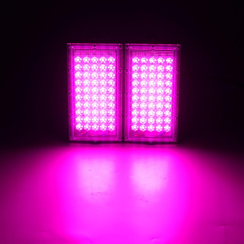 Puni Spektar 100 Led Grow Light Reflektorska Svjetiljka Za Biljke Povrće I Cvijeće