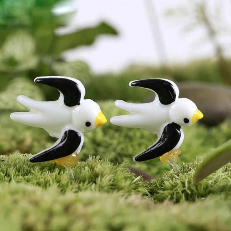 Resin Mini Swallow Micro Landscape Decorations Vrtni Diy Decor